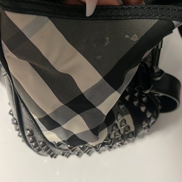Authentic Burberry Satchel with Spikes - Picture 8 of 11
